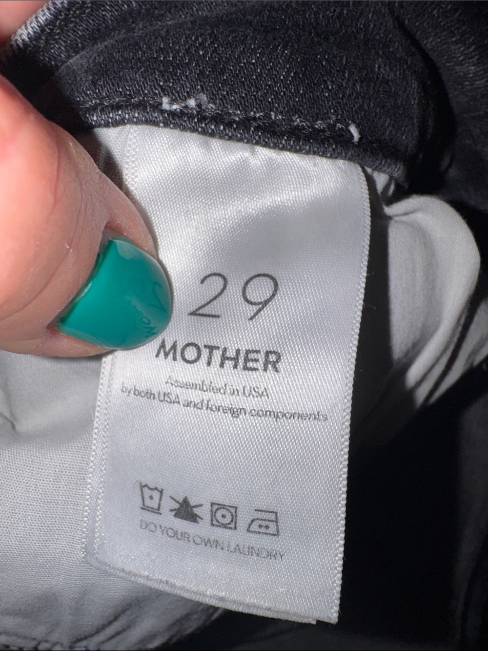 Mother Black Ankle Jeans-Raw Edge The Stunner Ankle Fray - Picture 5 of 11